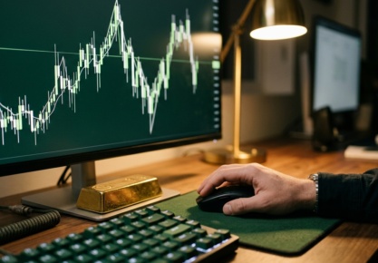 📝 How to Trade Gold Futures (GC) in a Prop Firm Account — image éditoriale TickWise