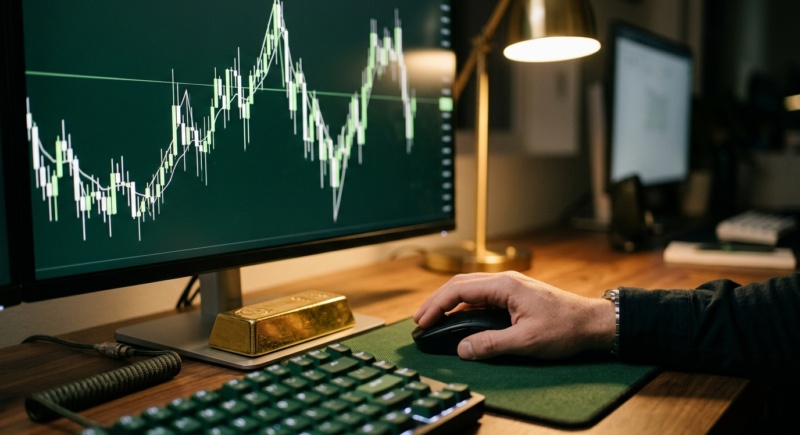 📝 How to Trade Gold Futures (GC) in a Prop Firm Account — image éditoriale TickWise
