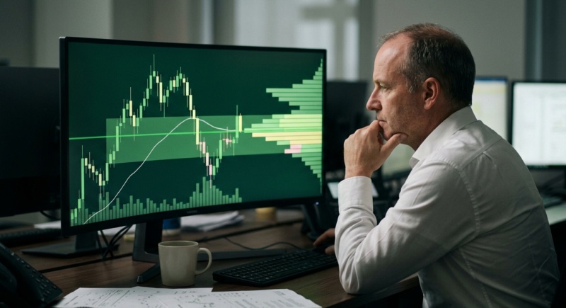 📝 How to Use Volume Profile for Prop Firm Trading — image éditoriale TickWise