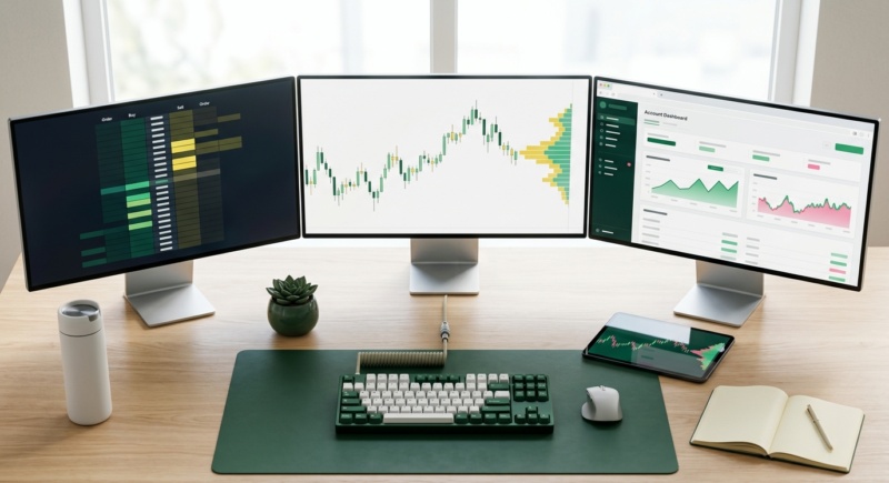 🏛️ Best Trading Platforms for Prop Firm Traders in 2026 — image éditoriale TickWise