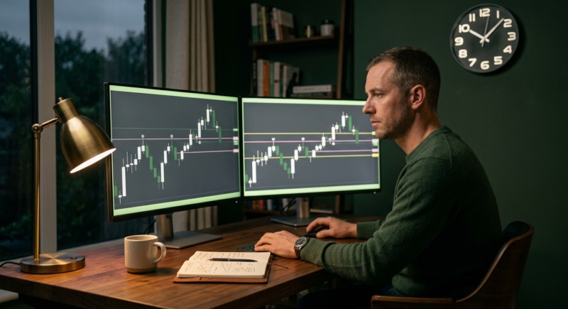 📝 Best Prop Firm for Swing Trading Futures in 2026 — image éditoriale TickWise