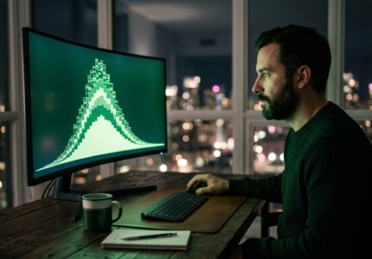 Market Profile Trading: How Institutional Traders Use TPO Charts — image éditoriale TickWise